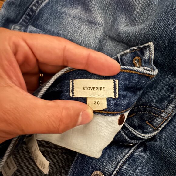 Sz 28 Madewell Stovepipe Jeans - Picture 4 of 8